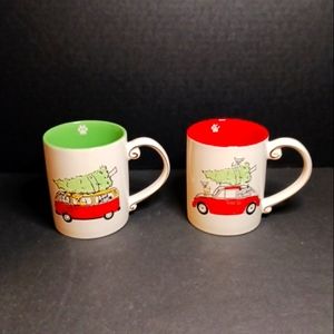 Lot of two Spectrum design coffee mugs